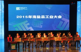 “神”祗忠勤丨公司荣获海盐县“415”工程龙头主干企业称呼